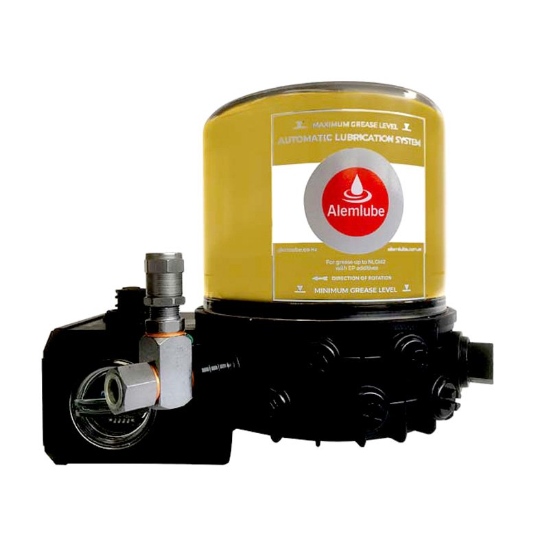 ALEMLUBE ELECTRIC LUBRICATION PUMP 24VDC 1KG RESERVOIR + CONTROLLERS