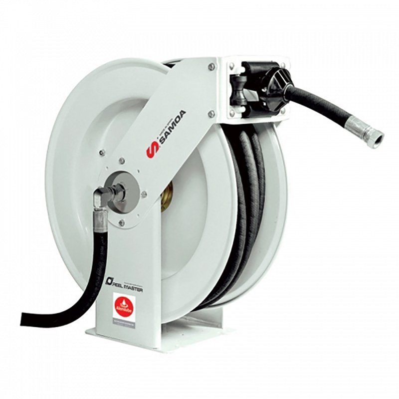 SAMOA SPRING REWIND OIL, AIR, WATER & DIESEL 19MM ID X 15M FRAS HOSE REEL