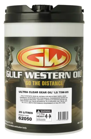 Gulf Western Ultra Clear Full Syn LS Gear Oil 75W-85 (20L)