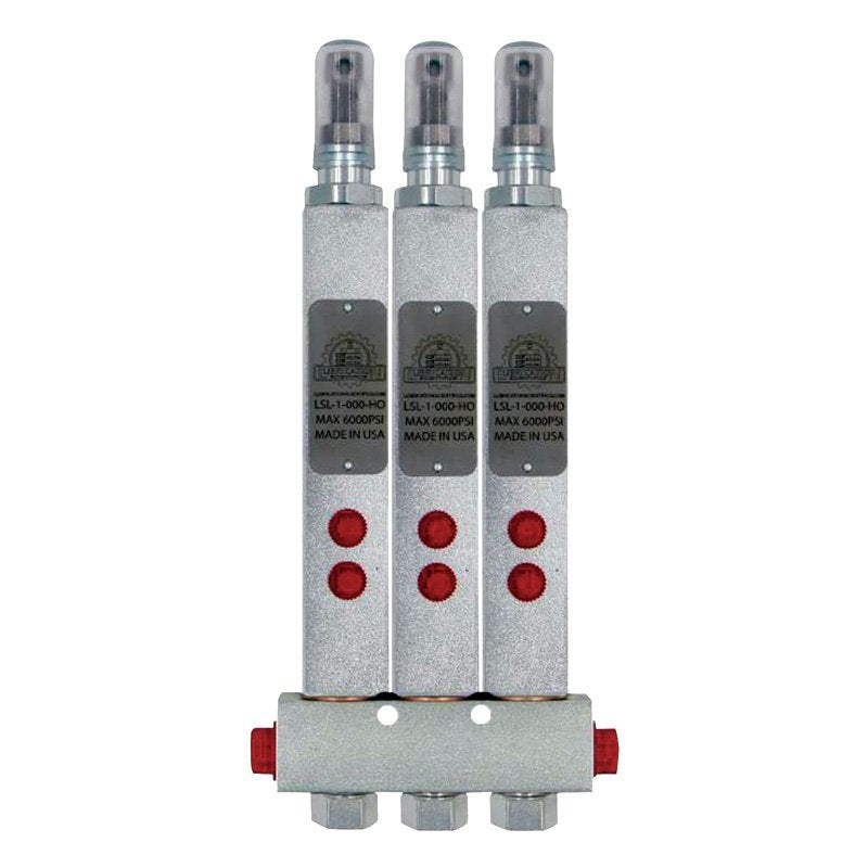 ALEMLUBE ASL-1-HO HIGH VOLUME TWO STAGE GREASE INJECTOR MANIFOLD