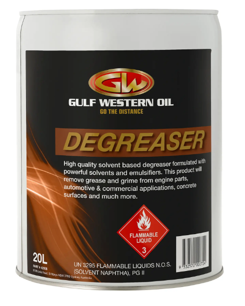 Gulf Western Solvent Based Degreaser 20L — Dangerous Goods