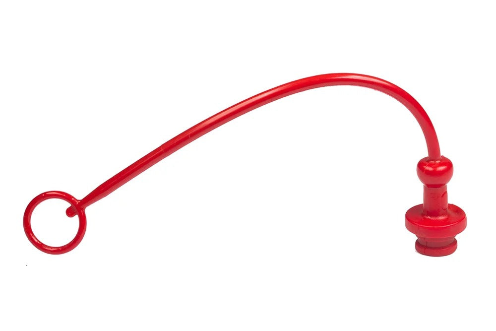 1/4 Poppet Fem. D/Plug -Red (SPDV-06002)
