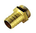 Alemlube Brass Machined 1" Hose Tail