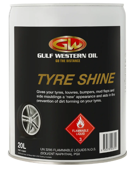 Gulf Western Tyre Shine 20L — Dangerous Goods