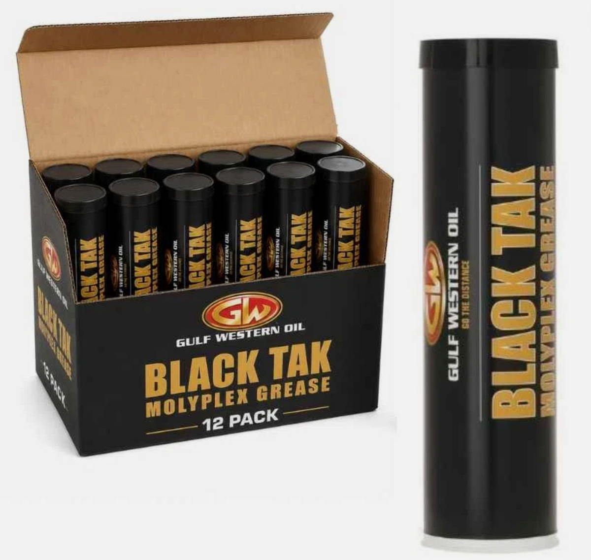 Gulf Western Black Tak Molyplex Grease 450g (Box of 12)