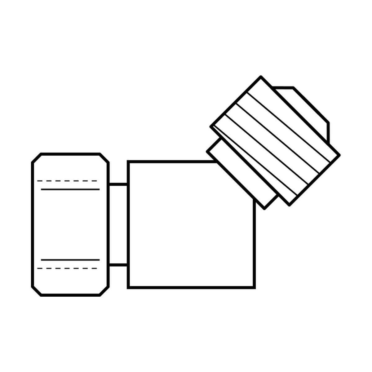 BOA technical drawing AD5 JICF SW x JICM 45