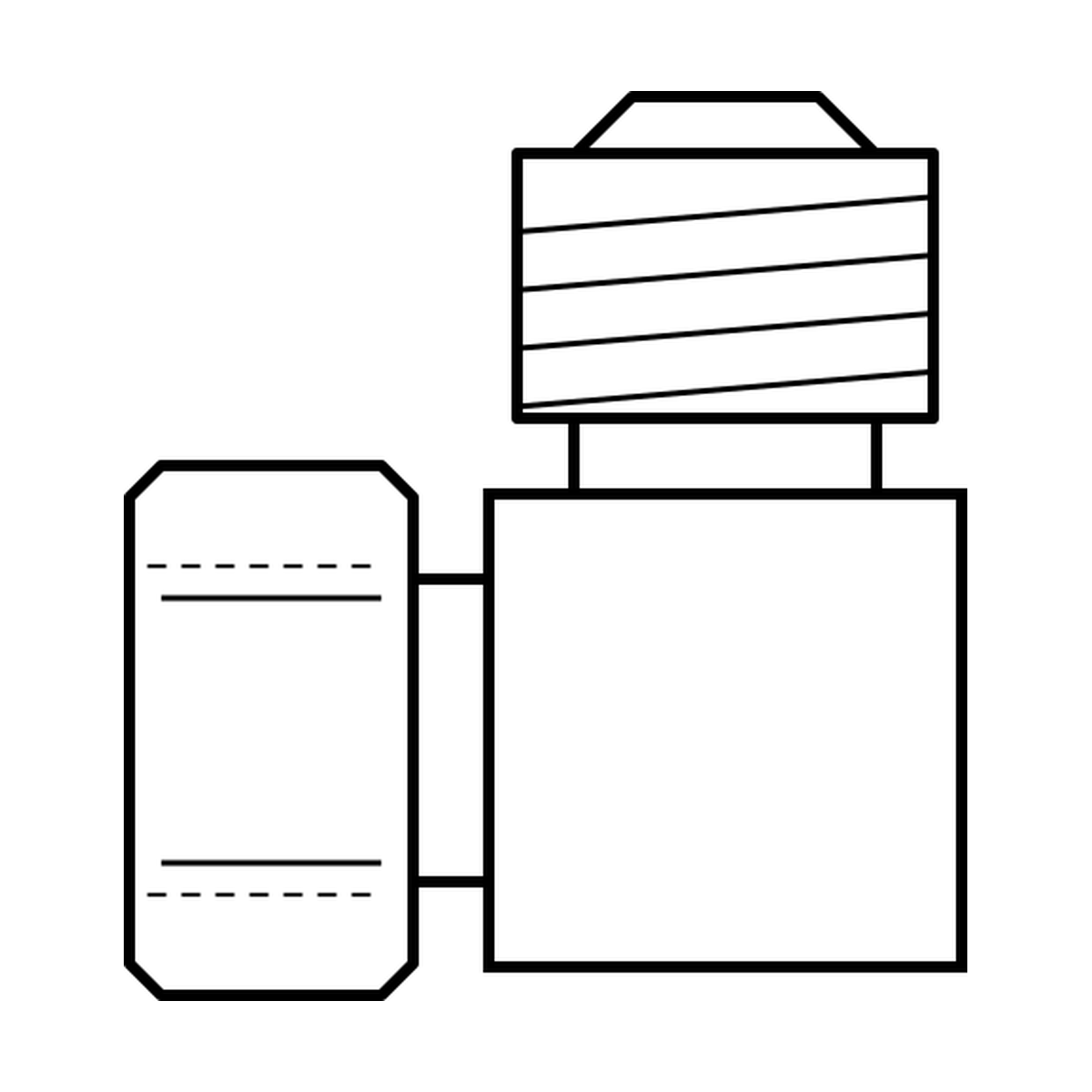 BOA technical drawing AD5 JICF SW x JICM 90