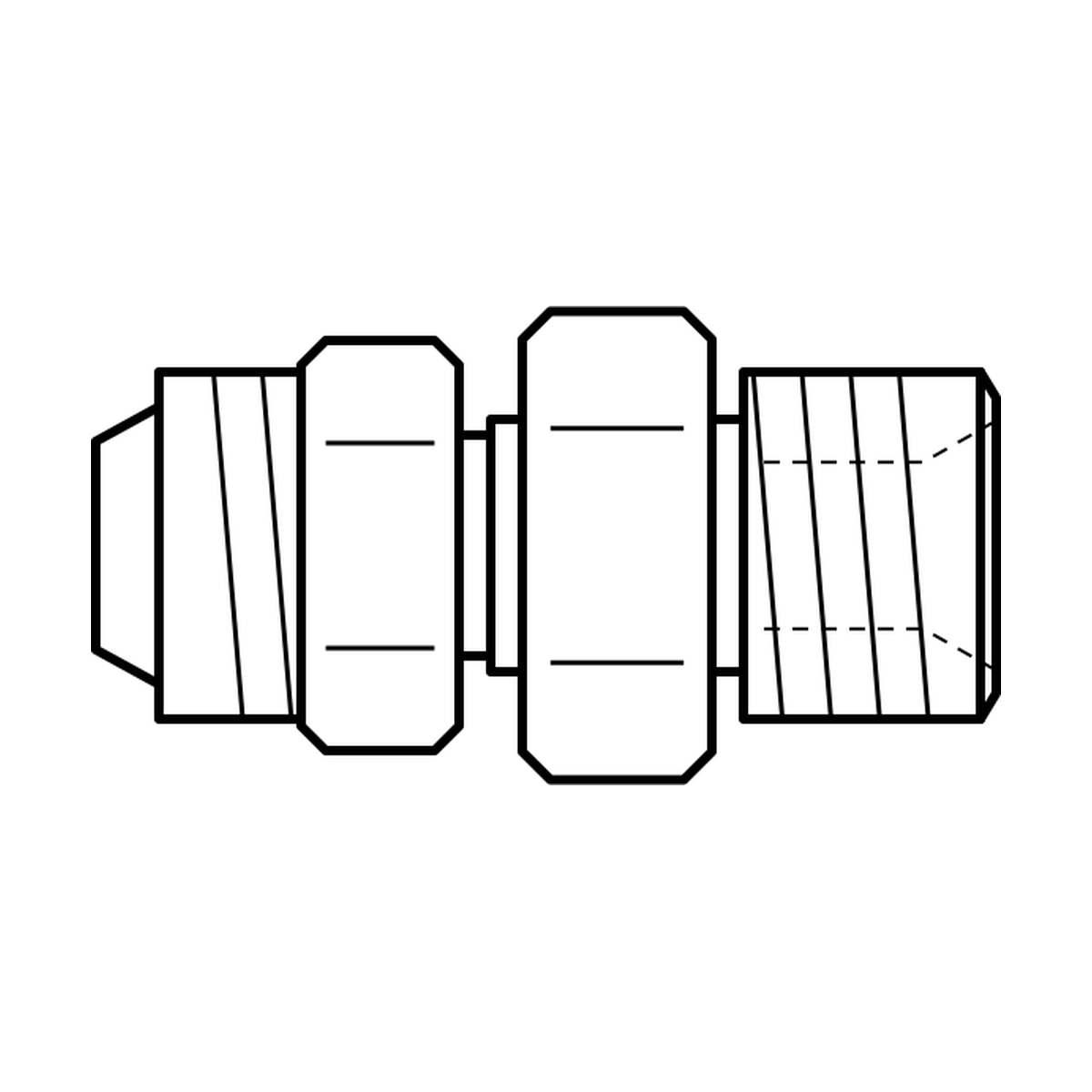BOA technical drawing AD5 MTUBE x BSPPM S