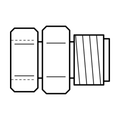 BOA technical drawing AD5 ORFSF SW x ORFSM S