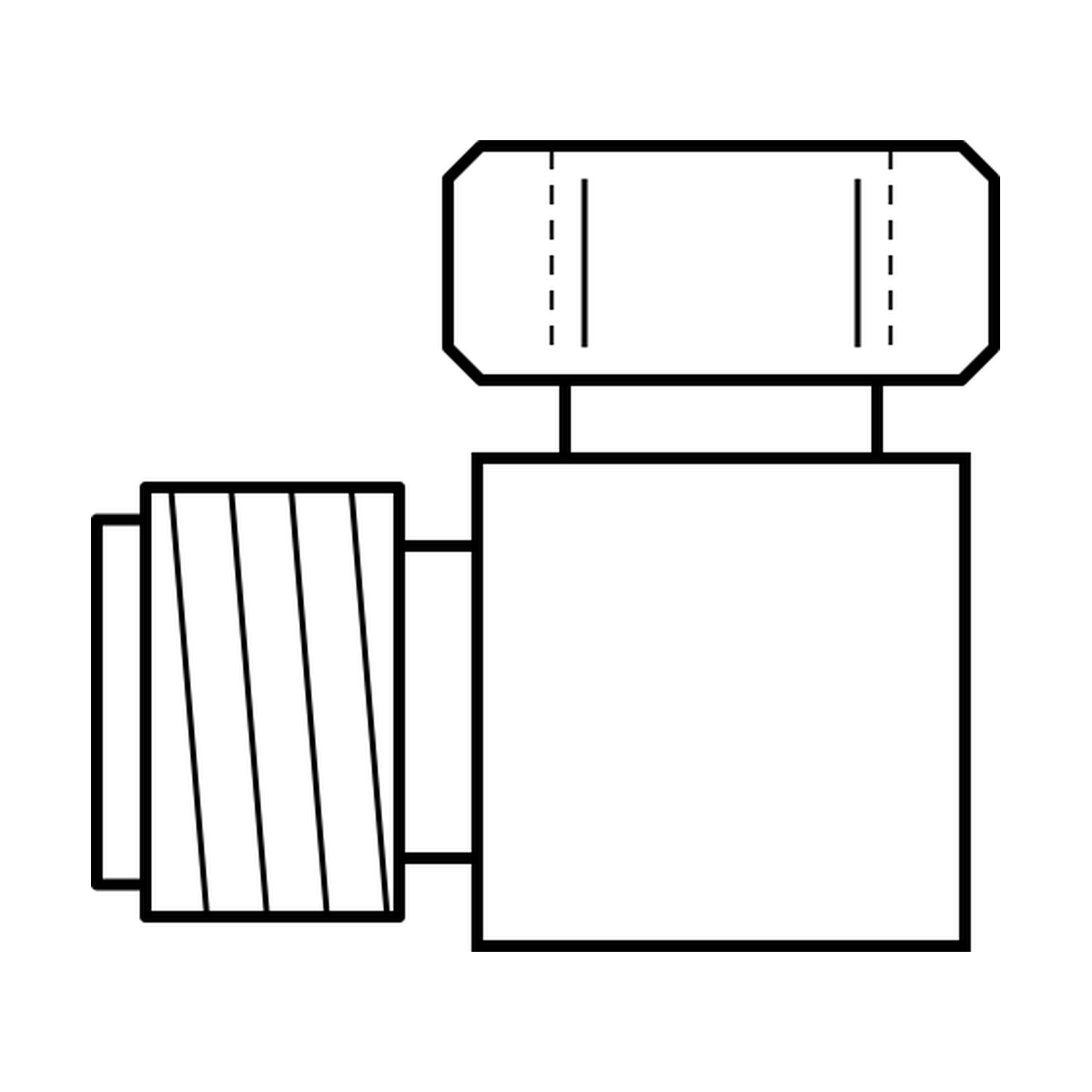 BOA technical drawing AD5 ORFSM x ORFSF SW 90