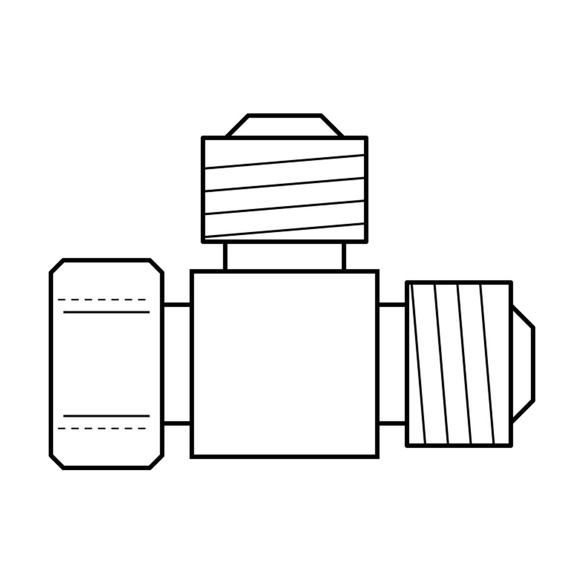 BOA technical drawing AD5 tee JICF SW JICM JICM