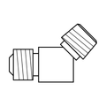 BOA technical drawing AD JIC male x NPT male 45