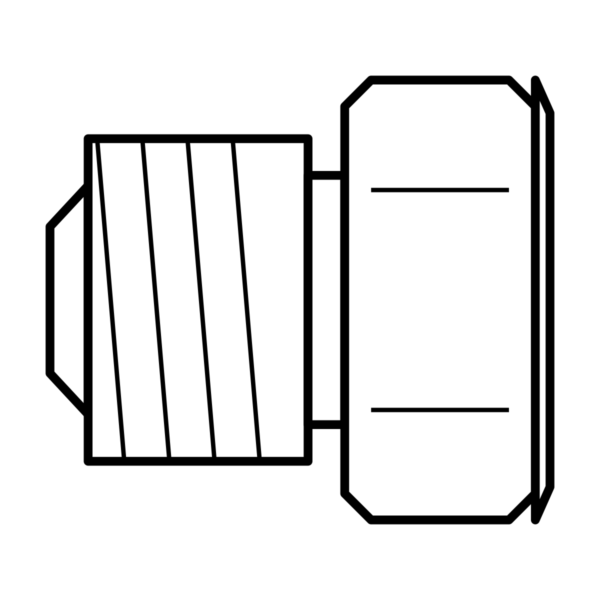 BOA G technical drawing (JIC male plug)