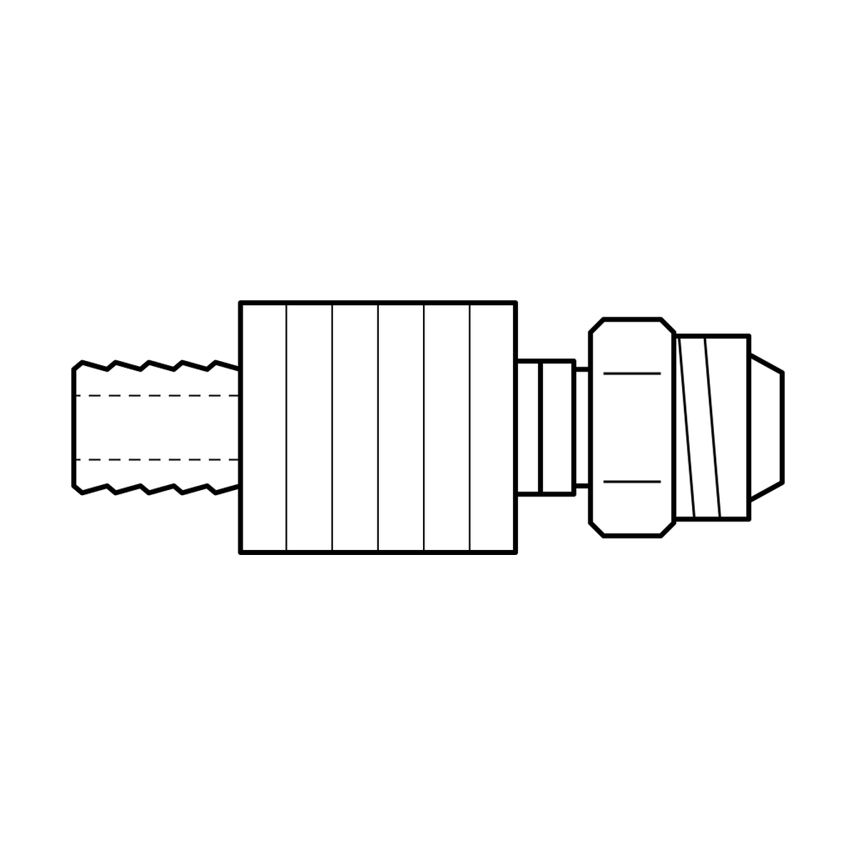 BOA technical drawing HE8 crimp x METM S