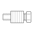 BOA technical drawing HE8 crimp x ORFSF S