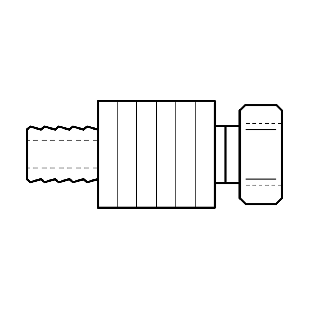 BOA technical drawing HE8 crimp x ORFSF S