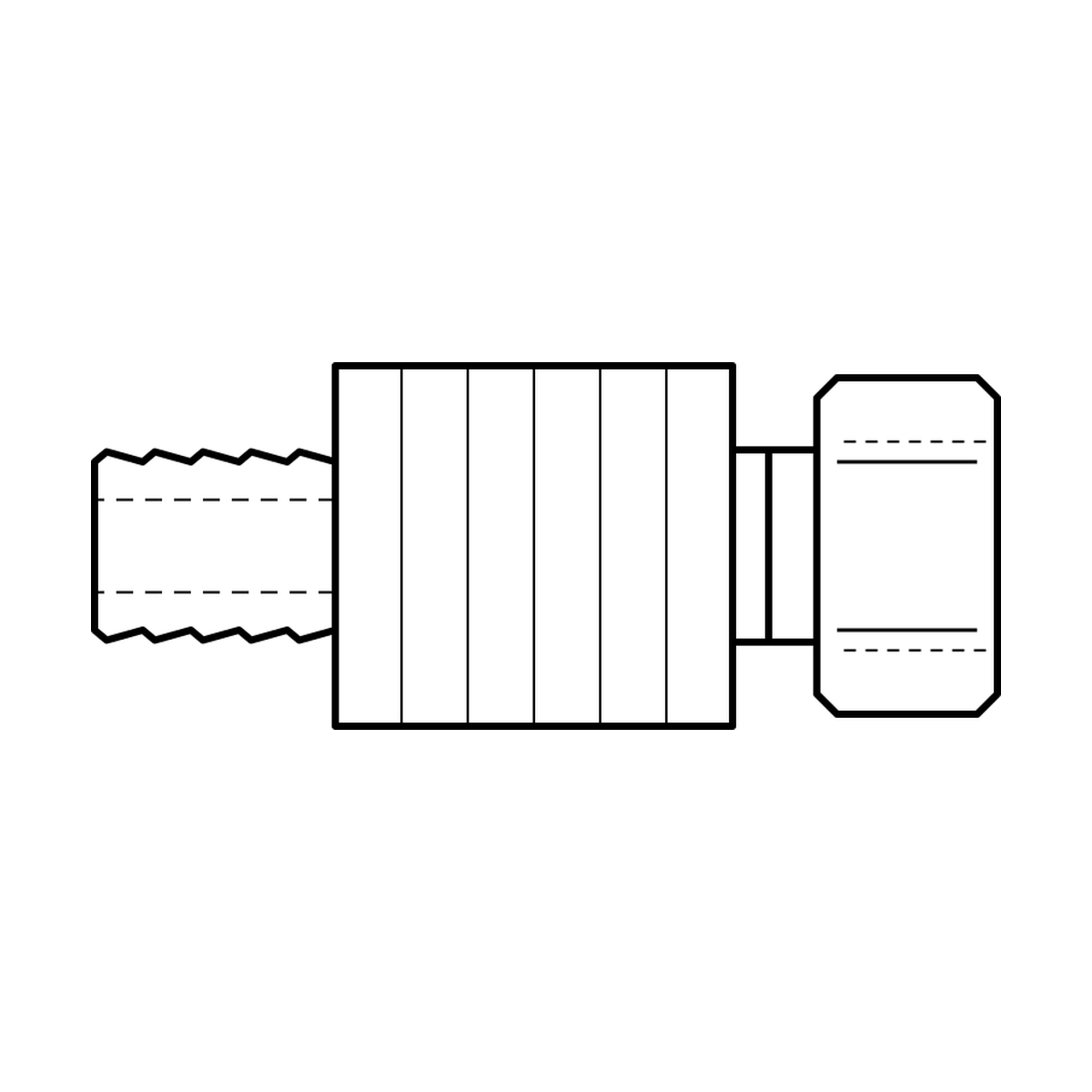 BOA technical drawing HE8 crimp x SAEF S