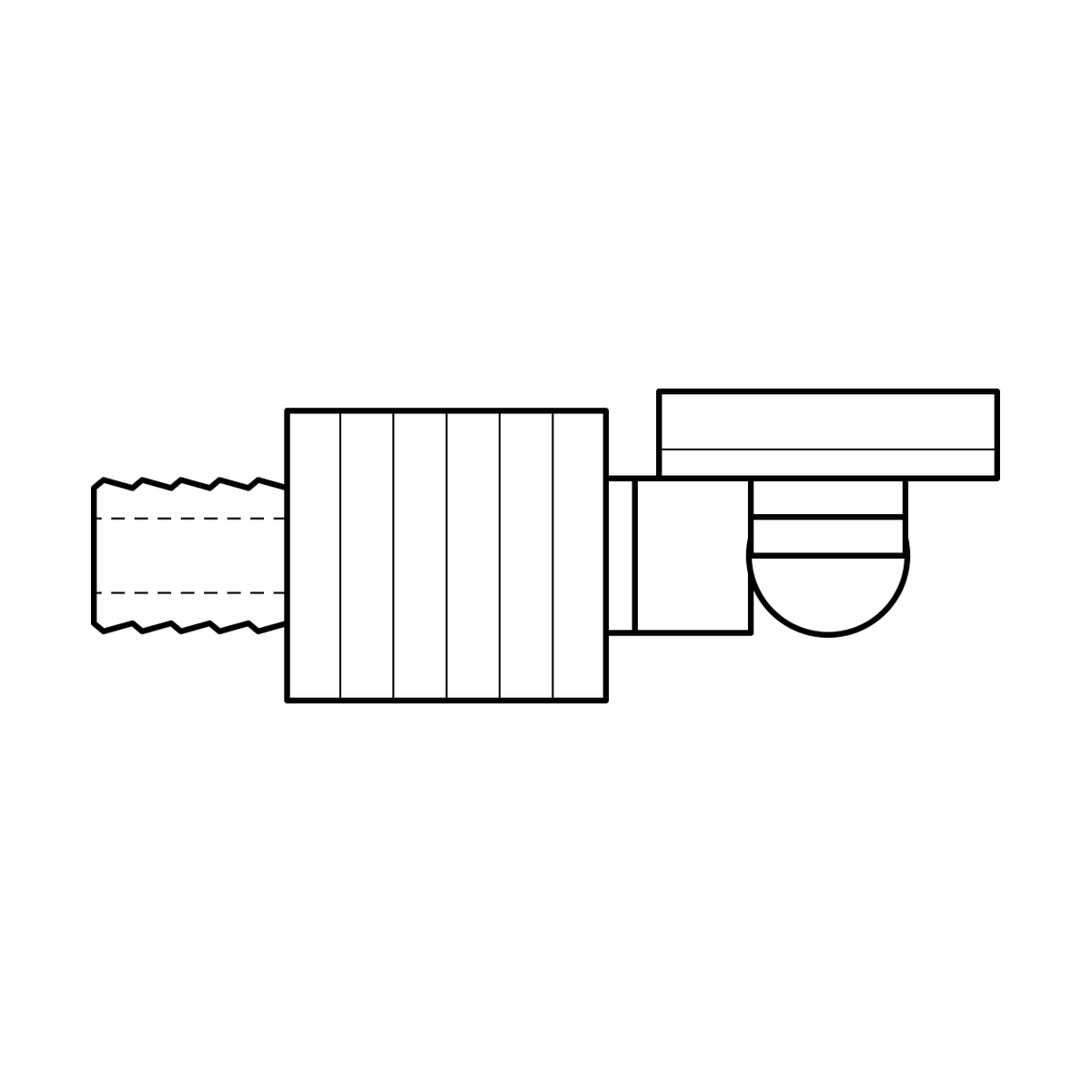BOA technical drawing HE crimp x C62 90