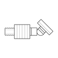 BOA technical drawing HE crimp x CAT 45