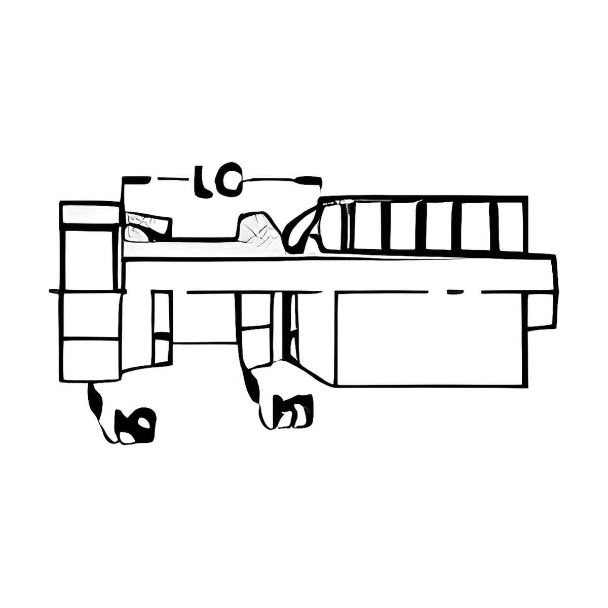 BOA J013 technical drawing