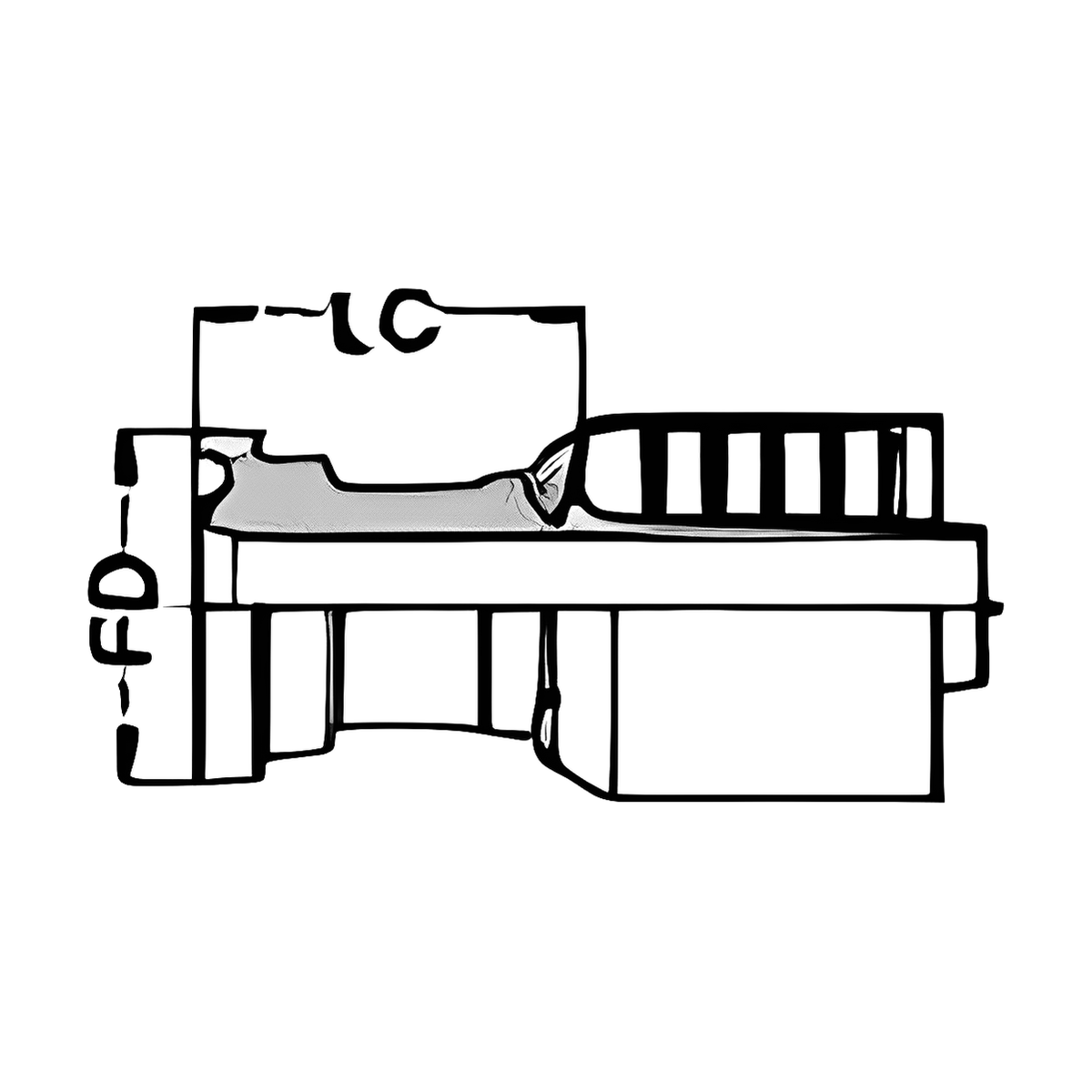BOA J023 technical drawing