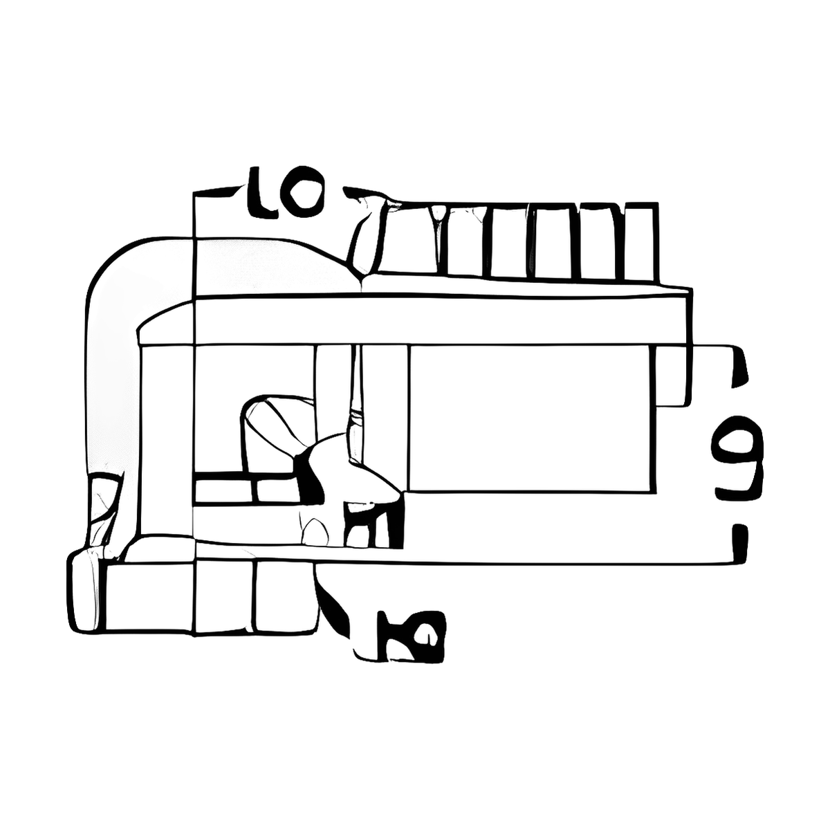 BOA J029 technical drawing