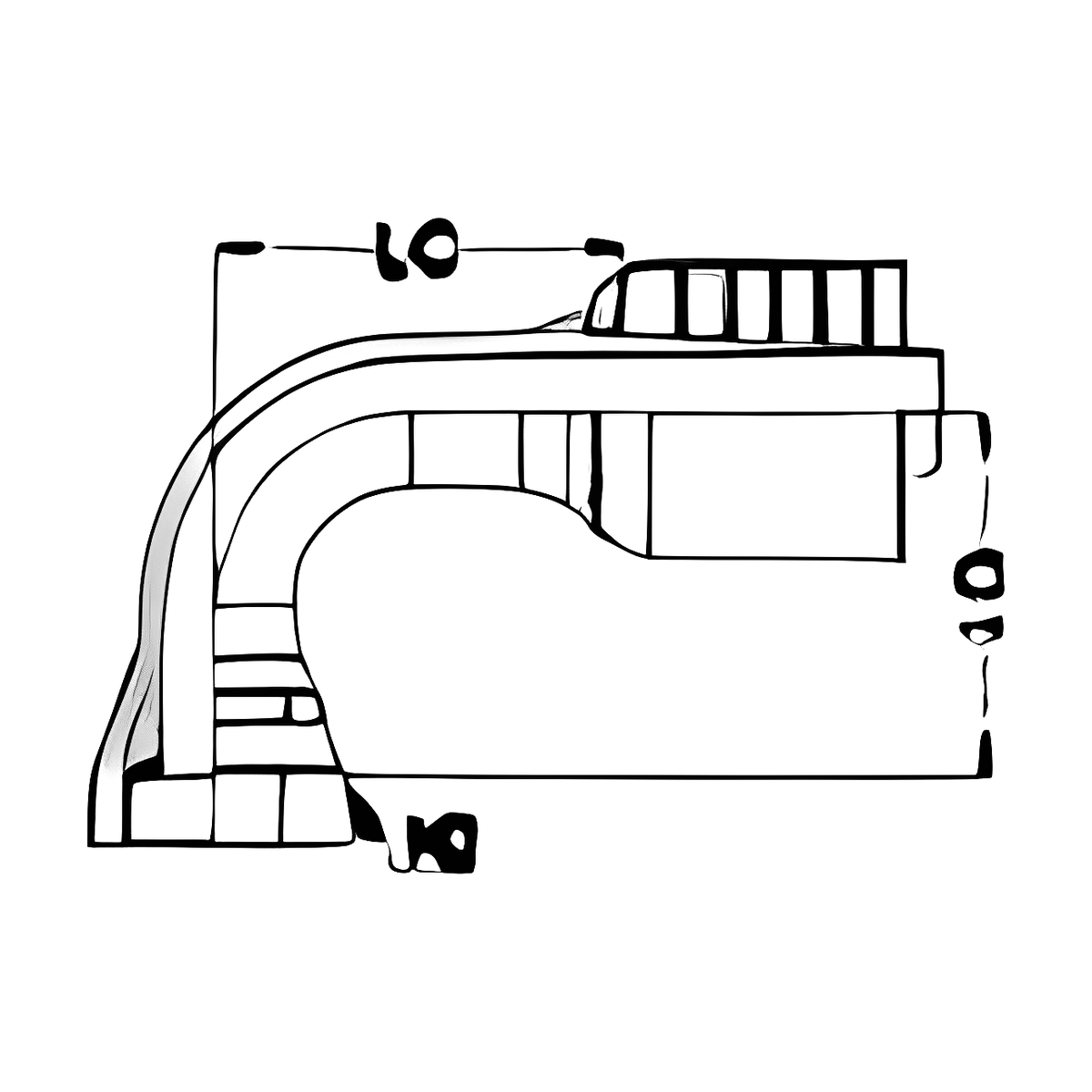 BOA J051 technical drawing