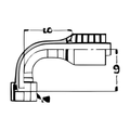 BOA J055 technical drawing