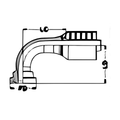 BOA J061 technical drawing