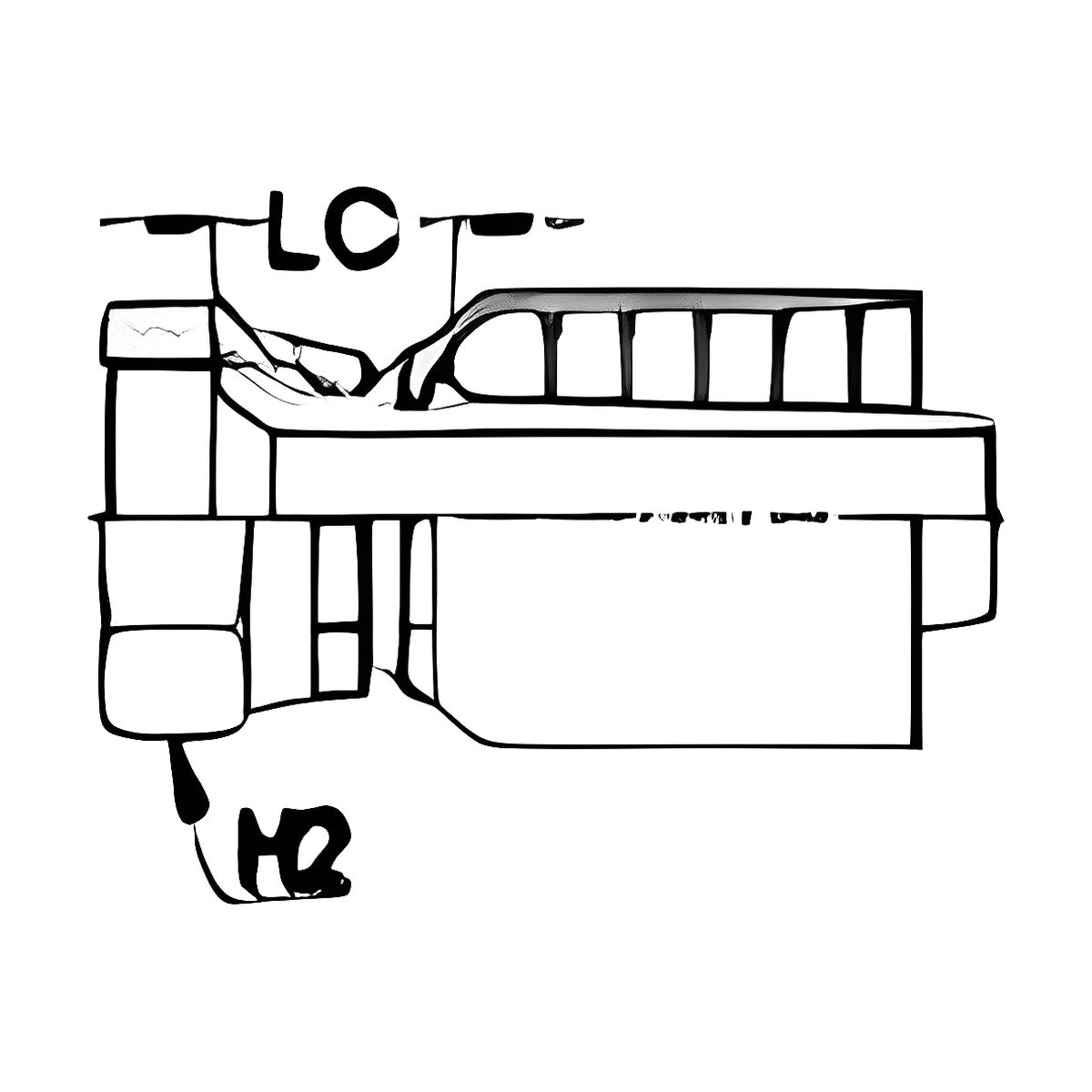 BOA K005 technical drawing