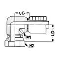 BOA K025 technical drawing