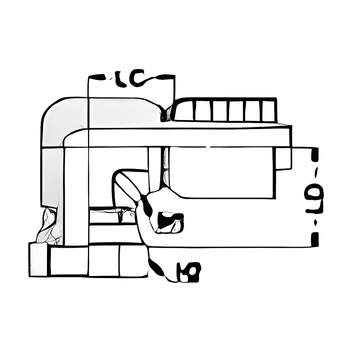 BOA K025 technical drawing