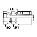 BOA K026 technical drawing