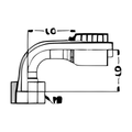 BOA K052 technical drawing