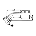 BOA K064 technical drawing