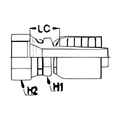 BOA K070 technical drawing
