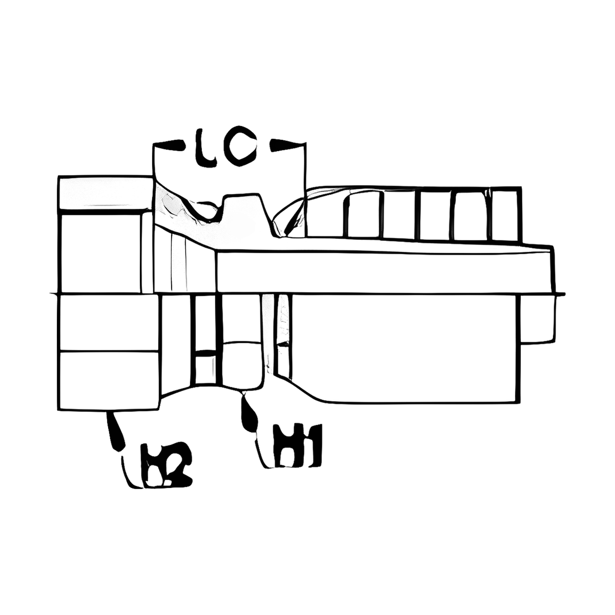BOA K070 technical drawing
