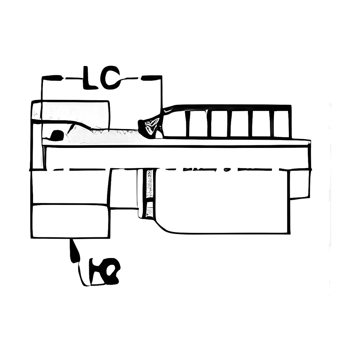 BOA K079 technical drawing
