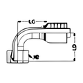 BOA K083 technical drawing