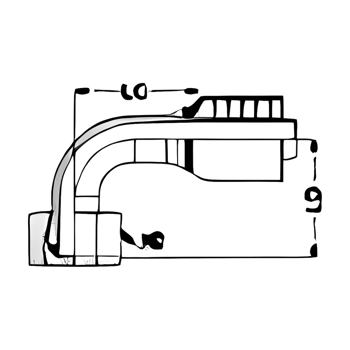BOA K083 technical drawing