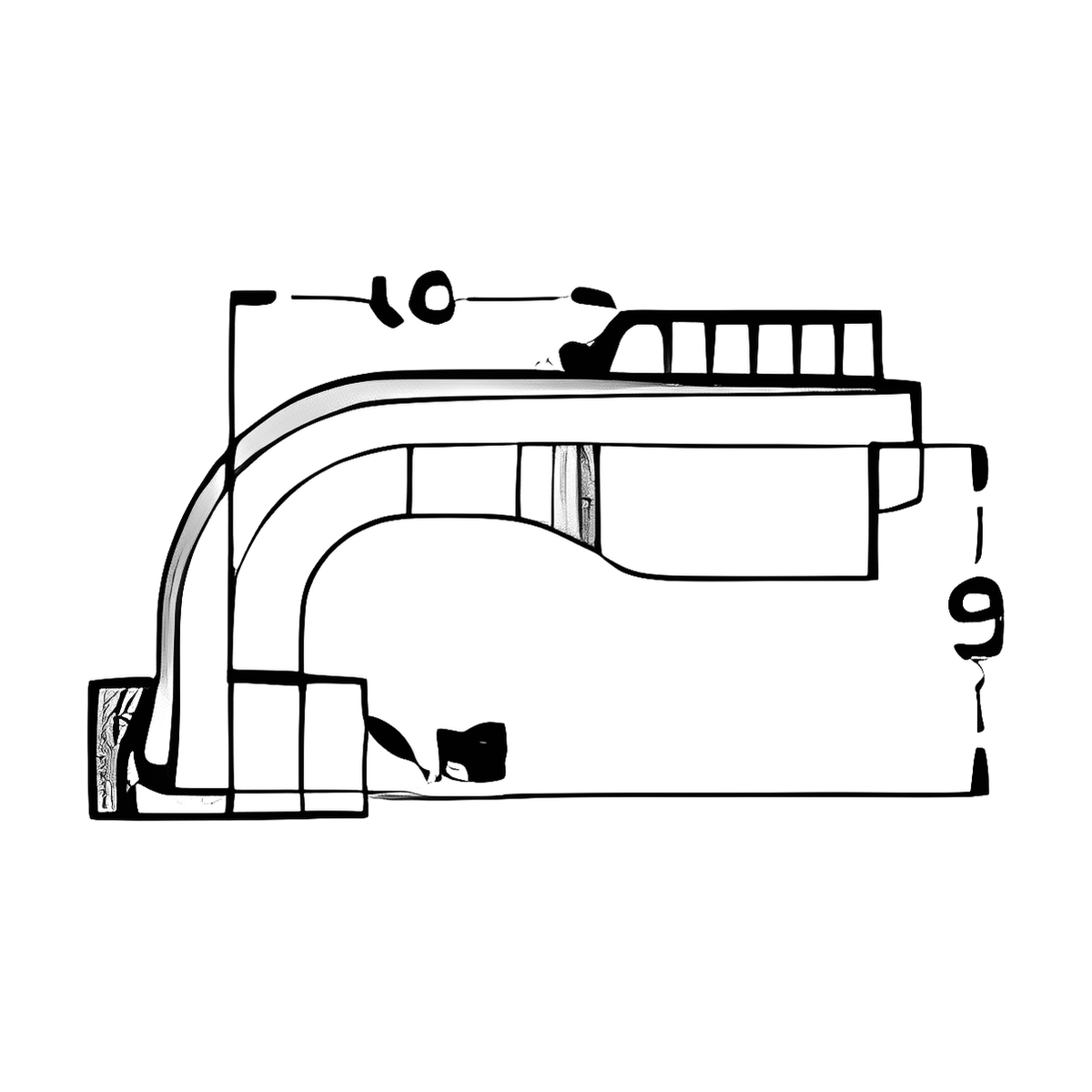 BOA K086 technical drawing