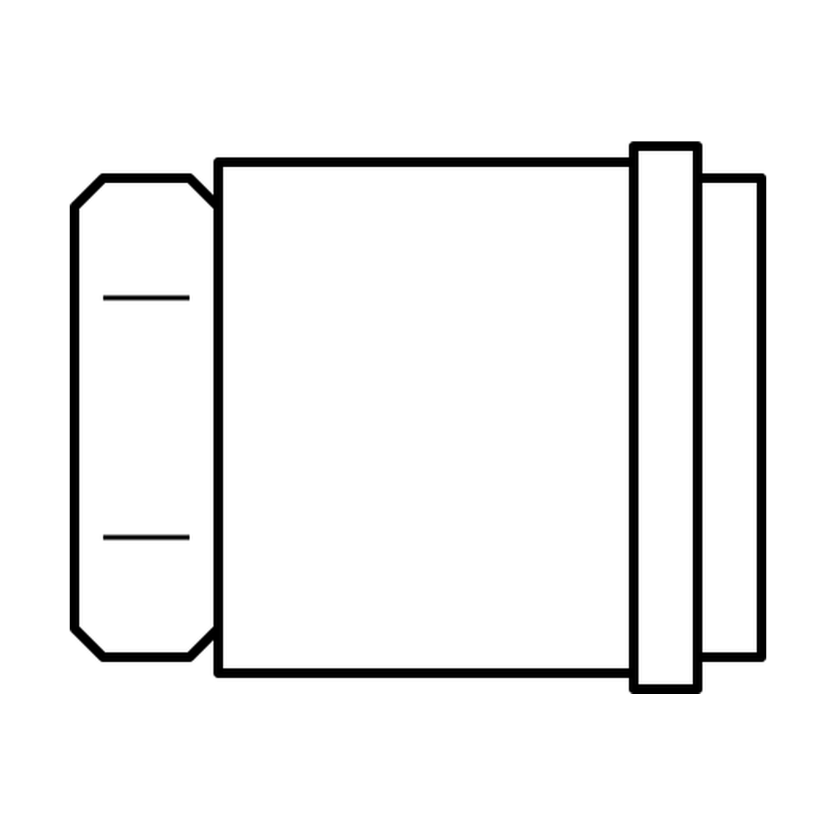 BOA technical drawing N13 QRC coupler female