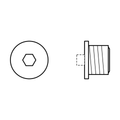 BOA technical drawing N13 allen head plug