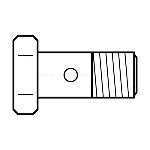 BOA technical drawing N13 banjo bolt