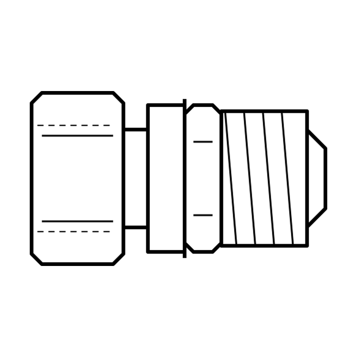 BOA technical drawing N13 live swivel JICF x JICM