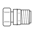 BOA technical drawing N13 live swivel ORFSF x ORFSM
