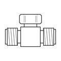 BOA technical drawing N13 tee ORFS M M F