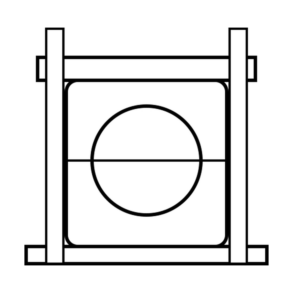 BOA technical drawing P14 HD single cushion PVC clamp