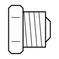 BOA technical drawing P14 JIS Mitsubishi male plug