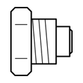 BOA technical drawing P14 WEO male plug